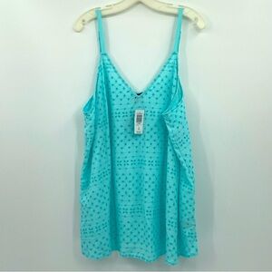 Women's Blue Sleeveless Top